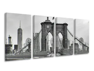 Slike na platnu 4-delne MESTA - NEW YORK ME114E40 (moderne)