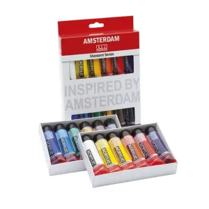 Set akrilnih barv AMSTERDAM Standard Series 12 x 20 ml (Set)