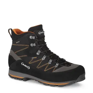 Moški čevlji AKU Trekker Širok III GTX črna / oranžna