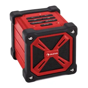 Auna TRK-861 Bluetooth-Zvočnik, Baterija, rdeče barve