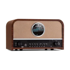 Auna auna Columbia, radio DAB, 60 W, predvajalnik CD, sprejemnik DAB+/UKW, snemanje USB, Bluetooth