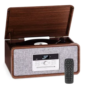 Auna Bella Ann, stereo sistem, gramofon, radio DAB+/UKW, USB, bluetooth #5392