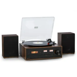 Auna Oxford SE, mini stereo sistem, DAB+/FM, funkcija BT, vinil, CD, AUX-In #5066