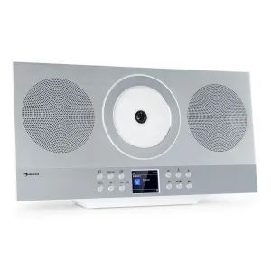 Auna Silver Star Swing, vertikalni stereo sistem, CD-HiFi-sprejemnik, ojačevalnik, internetni/DAB+/FM radio, CD predvajalnik, WiFi #4036