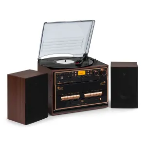 Auna 388-BT Wood, stereo sistem, Hi-Fi sistem, gramofon