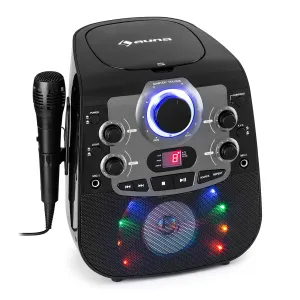 Auna StarMaker 2.0, karaoke sistem, bluetooth funkcija, CD predvajalnik, vključno z mikrofonom