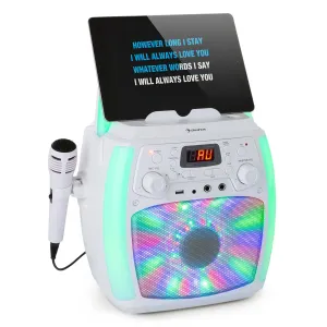 Auna StarMaker Plus, karaoke sistem, karaoke naprava, bluetooth, USB, CD, LED svetlobna šov, cinch