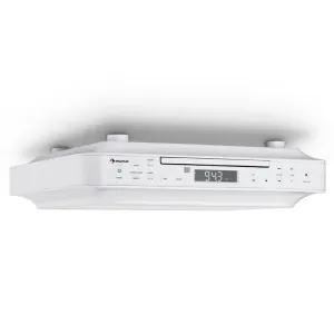 Auna KRCD-100 BT kuhinjski radio za vgradnjo, CD, MP3, radio, bele barve