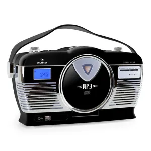 Auna RCD-70 Retro Vintage Prenosni Radio FM CD/MP3 USB #151428