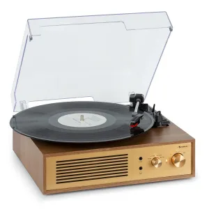 Auna Berklee TT Classic, gramofon, jermenski pogon, 33 1/3 in 45 vrtljajev na minuto, stereo zvočniki #5257