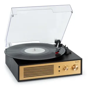 Auna Berklee TT Classic, gramofon, jermenski pogon, 33 1/3 in 45 vrtljajev na minuto, stereo zvočniki #5258
