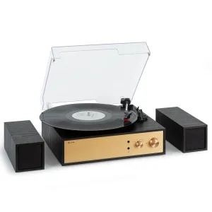 Auna Berklee TT-Play Prime, gramofon, jermenski pogon, 33 1/3 in 45 vrtljajev na minuto, stereo zvočniki #5260