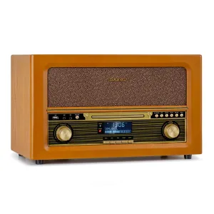 Auna Belle Epoque 1906 DAB, retro stereo sistem, radio, DAB radio, UKW radio, predvajanje MP3, BT #5046