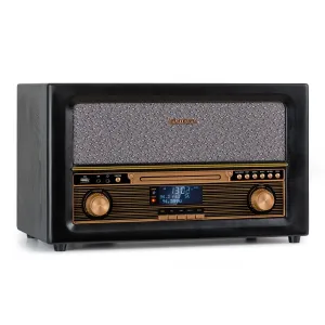 Auna Belle Epoque 1906 DAB, retro stereo sistem, radio, DAB radio, UKW radio, predvajanje MP3, BT #5047