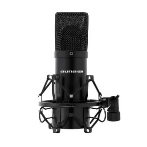 Auna Pro Kondenzatorski mikrofon MIC-900B, USB, črne barve