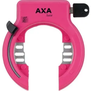 AXA zaklepanje Solid roza