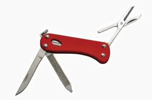 Multifunkcijski nož Baldéo ECO166 Barrow, 5 funkcija, rdeča
