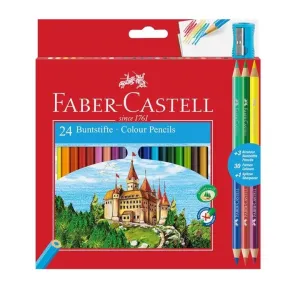 Barvice Faber-Castell šestrobne / set 24 barvic (barvice za)