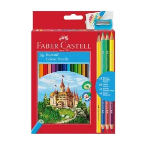 Barvice Faber-Castell šestrobne / set 36 barvic (barvice za)