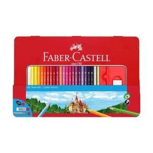 Barvice Faber-Castell set 48 barv v kovnski škatli z okencem
