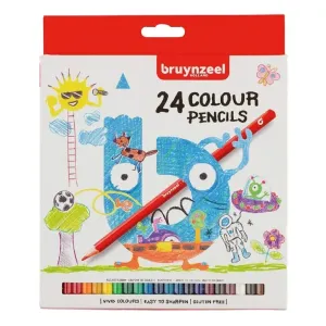 Barvni svinčniki za otroke Bruynzeel Holland / 24 kos