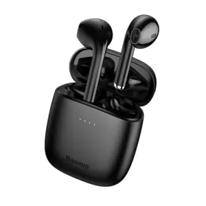 Baseus Encok W04 TWS brezžične slušalke, črna #136003