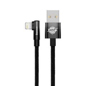 Baseus MVP Elbow kabel USB / Lightning 2.4A 1m, črna #136195