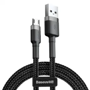Baseus Cafule kabel USB / Micro USB 2A 3m, črna/siva #136332