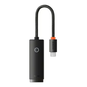 Baseus Lite adapter USB-C / RJ-45, črna #136148