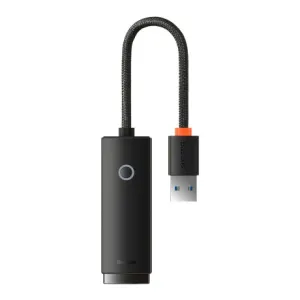 Baseus Lite adapter USB / RJ-45, črna #136145