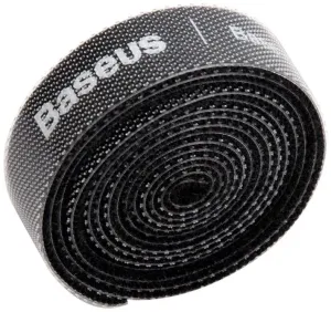 Pašček Baseus Colourful Circle Velcro Straps 1m Black