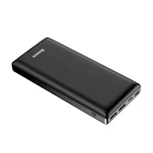 Baseus Mini JA Power Bank 30000mAh USB / USB-C PD / micro USB / Lightning 3A, črna #136297