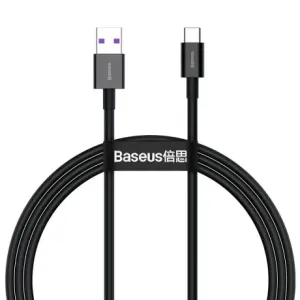 Baseus Superior kabel USB / USB-C 66W 6A 1m, črna #135979
