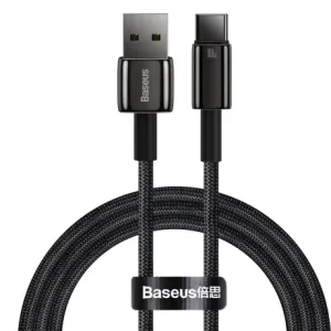 Baseus Tungsten kabel USB / USB-C 100W 1m, črna