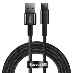 Baseus Tungsten kabel USB / USB-C 100W 2m, črna #136215