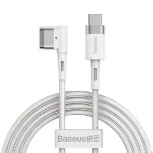 Baseus Zinc magnetni kabel L-shape MacBook Power / USB-C 60W 2m, belo #135988