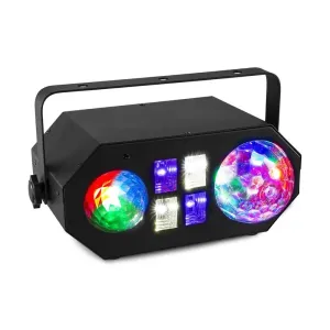Beamz LEDWAVE LED, jellyball, 6 x 3 W RGB, waterwave 1 x 4 W RGBW, UV/stroboskop 4 x 3 W, črna