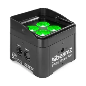 Beamz TP 46 Truss Par, uplight reflektor, 4 x 4 W 4 v 1 LED dioda, RGB-UV, 9 DMX kanalov