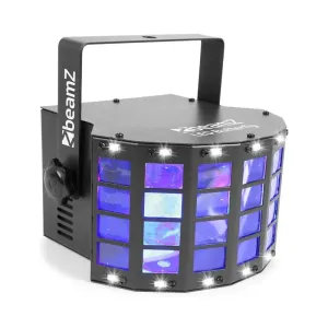 Beamz LED Butterfly 3x3W RGB + 14xSMD Strobe, režim upravljanja s glasbo ali avtomatični režim