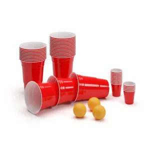 BeerCup Federer Ultimate Beer Pong party paket, Red Cups, Shot Cups, vključno z žogicami #4332