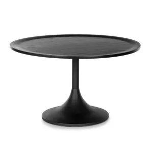 Besoa Big Visby, kavna miza, 70 x 41,5 cm (Ø x V), kovina, multipleks deska, plošča iz hrasta