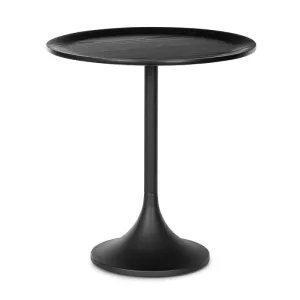 Besoa Small Visby, kavna miza, 48 x 52,5 cm (Ø x V), kovina, multipleks deska, plošča iz hrasta