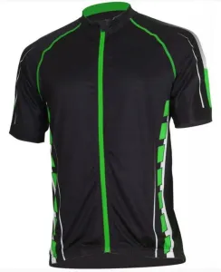 moški kolesarjenje majica Bizioni MD62 črna zelena