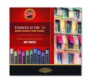 Komplet suhih pastel TOISON D-OR / 24-delni (suhi pasteli)