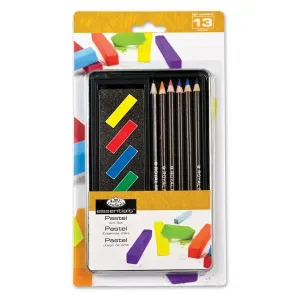 Set za risanje - barvice in pastele Essentials v kovinski škatli - 13 delni ()
