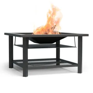 Blumfeldt Merano Avanzato 3 v 1, ognjišče s funkcijo žara, ki se lahko uporablja kot miza
