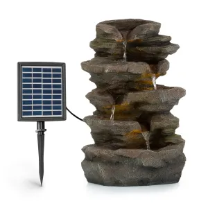 Blumfeldt Stonehenge, solarna fontana, LED osvetlitev, poliresin, litij-ionska baterija