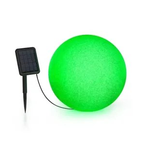 Blumfeldt Shinestone Solar 40, okrogla svetilka, solarna plošča, Ø 40 cm, RGB-LED, IP68, baterija