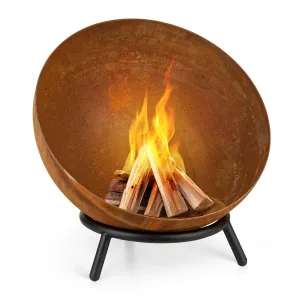 Blumfeldt Fireball Rust, ognjišče, Ø 60 cm, nagibna rešetka, zarjavel videz