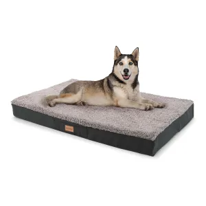 Brunolie Balu, pasja postelja, blazina za psa, pralna, ortopedska, protizdrsna, zračna spominska pena, velikost L (100 × 10 × 65 cm)